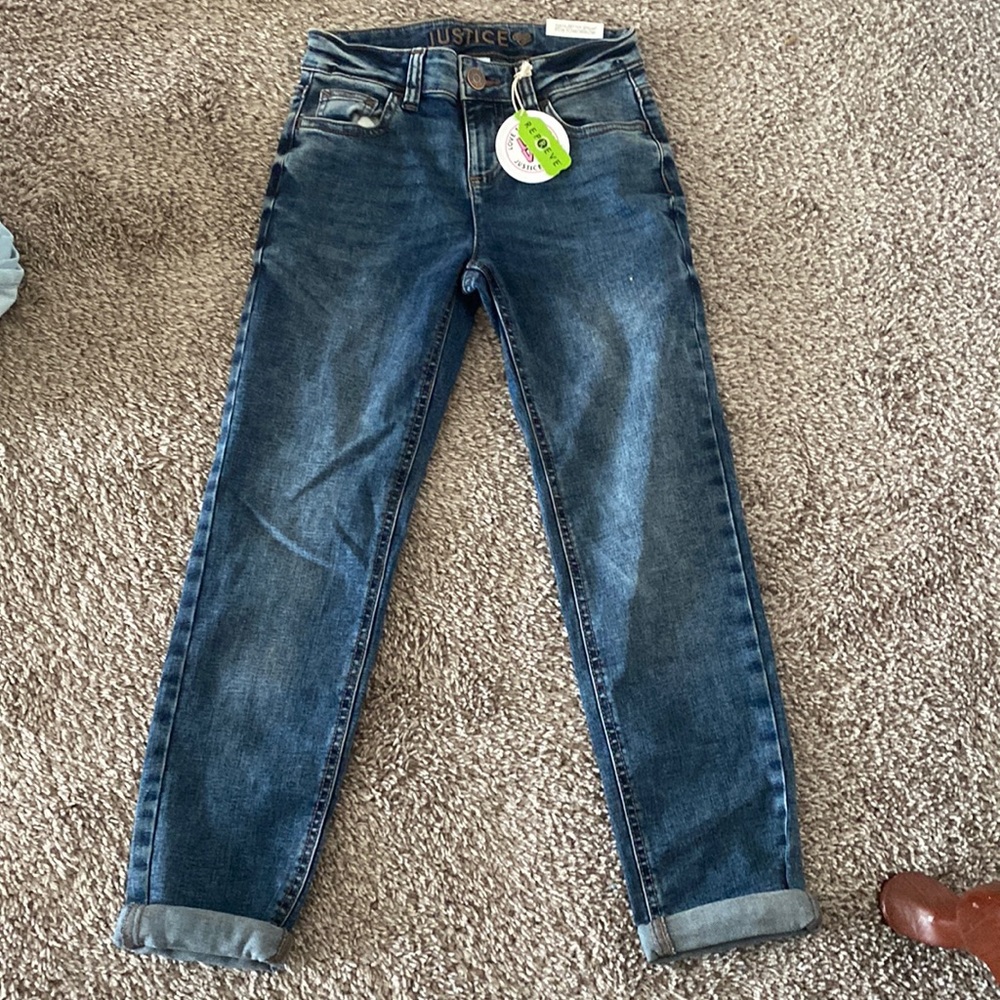 Justice girlfriend jeans 10s